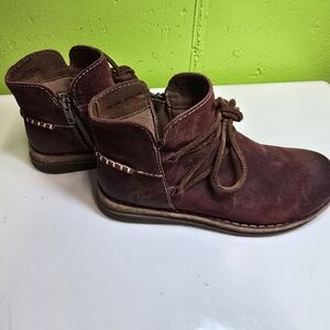 Born Brown Suede Ankle Boots